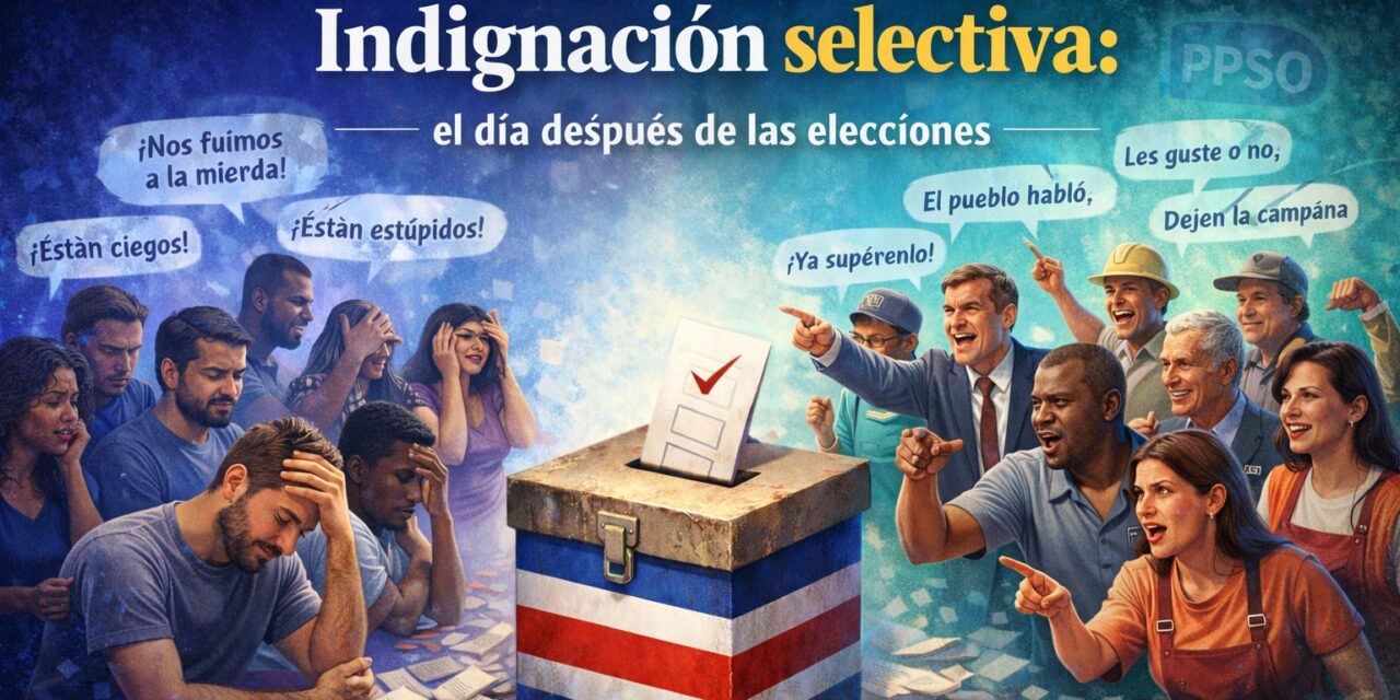 Indignación selectiva: el día después de las elecciones